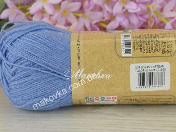 432 блакитний