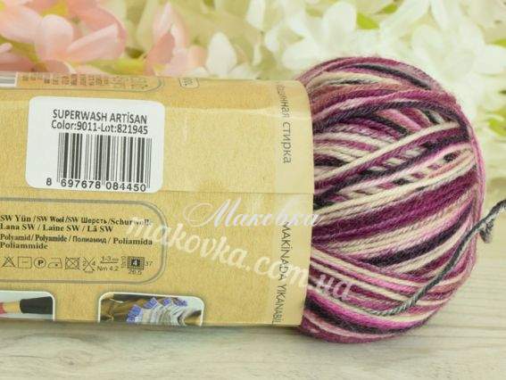 9011 пурпурний-рожевий-молочний-чорний