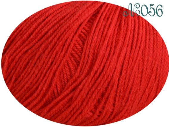 Baby Wool Alize пряжа 56 червоний