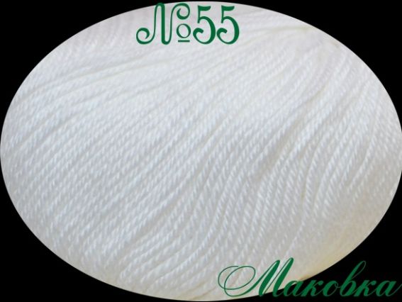 Baby Wool Alize пряжа 55 білий