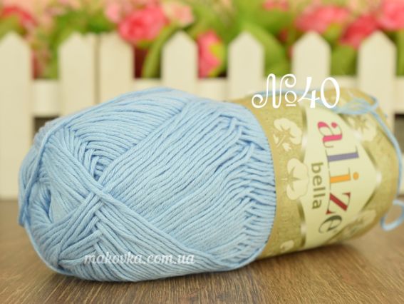 40 блакитний