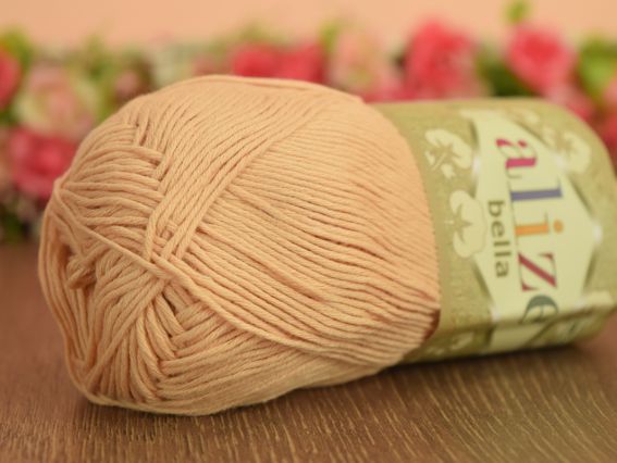 Bella Alize однотонна пряжа 417 нюдовый