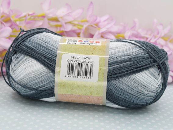 2905 чорний-білий-сірий