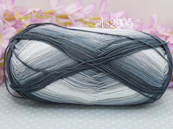 2905 чорний-білий-сірий