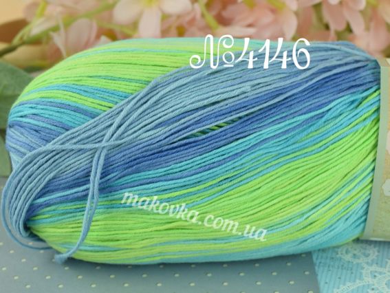 4146 синій-салат-блакитний