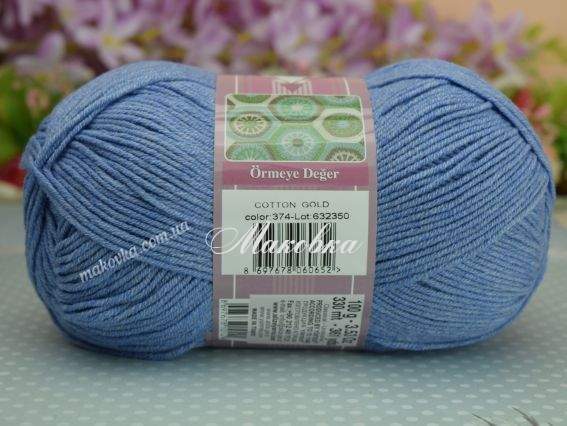 374 блакитний меланж