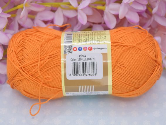 120 яскравий помаранчевий