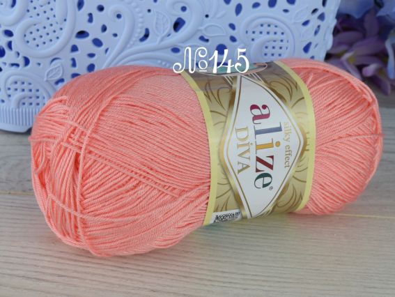 DIVA Alize пряжа 145 лосось