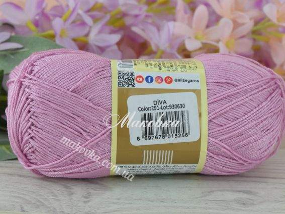 291 світлий бузково- рожевий