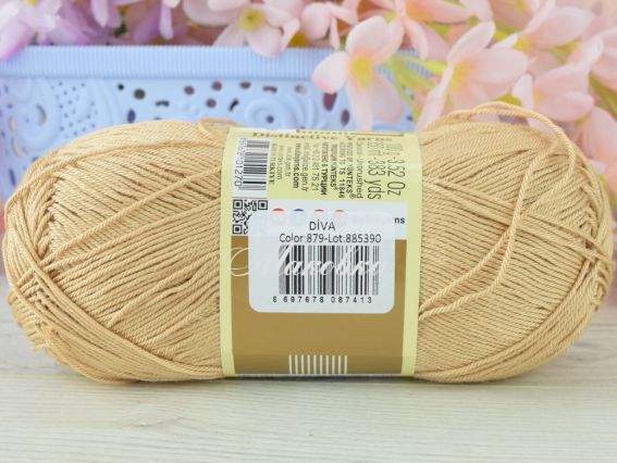 879 бежево-кавовий