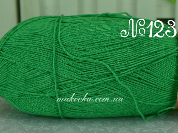 DIVA Stretch Alize пряжа 123 зеленый
