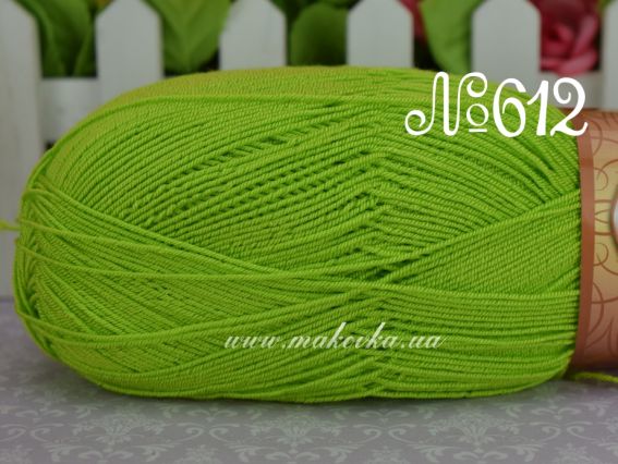 DIVA Stretch Alize пряжа 612 ярко-салатовый