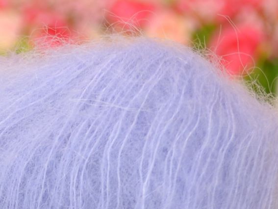 Фактура пряжи Alize Kid Mohair Kid ROYAL