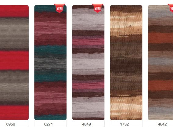 Пряжа Алізе Лана голд Батік Alize Lanagold Batik для в'язання