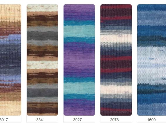 Пряжа Алізе Лана голд Батік Alize Lanagold Batik для в'язання