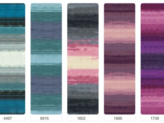 Пряжа Алізе Лана голд Батік Alize Lanagold Batik для в'язання