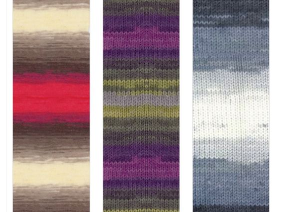 Пряжа Алізе Лана голд Батік Alize Lanagold Batik для в'язання