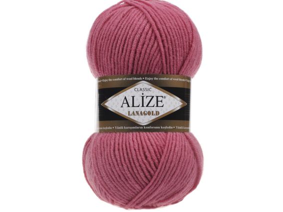 Lanagold Alize пряжа 359 темна троянда