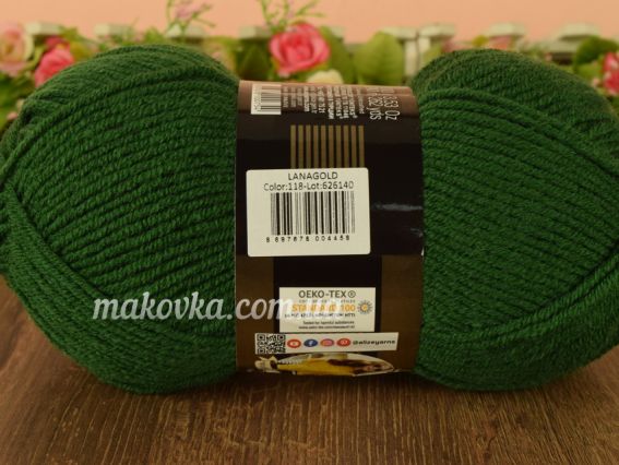 118 темний зелений