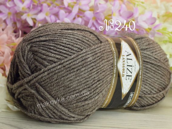 240 коричневий меланж
