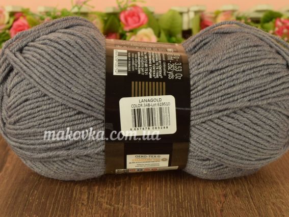 348 темний сірий