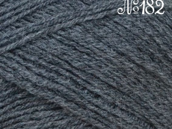 Lanagold 800 Alize пряжа 182 середньо-сірий