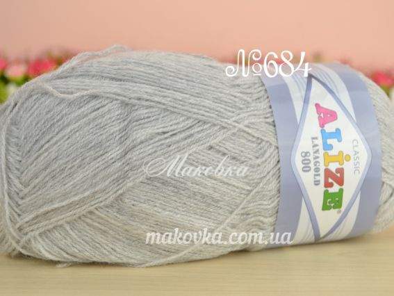 684 попелястий меланж