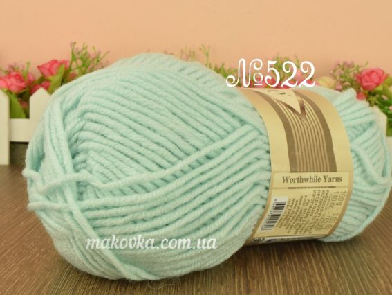 Lanagold PLUS Alize пряжа 522 м'ята