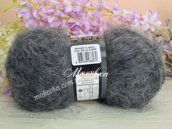 196 темно-сірий меланж