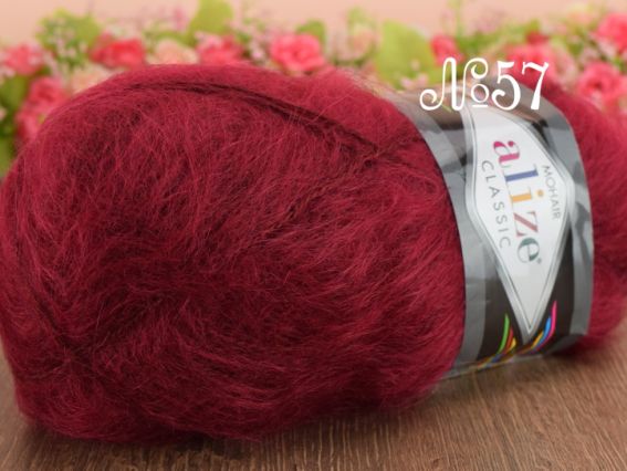 57 бордовий