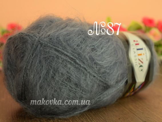 87 темно- сірий