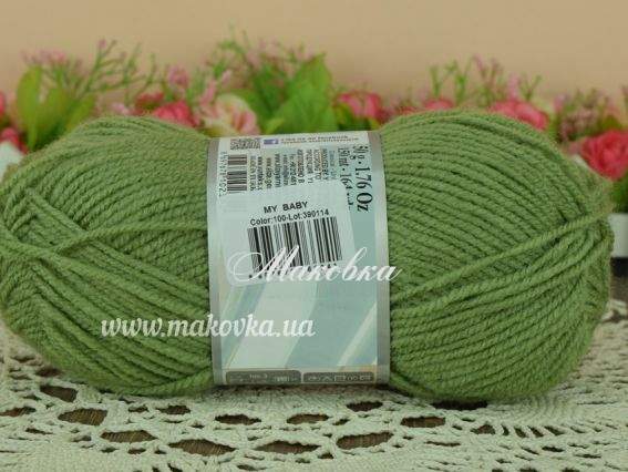 100 оливковий