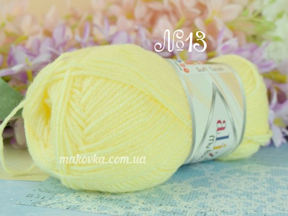 My Baby Alize пряжа 13 блідий жовтий