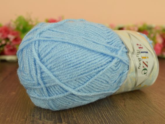 My Baby Alize пряжа 40 блакитний