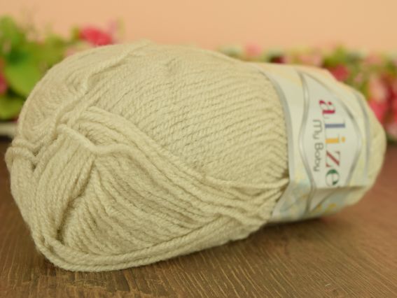 My Baby Alize пряжа 599 слонова кістка