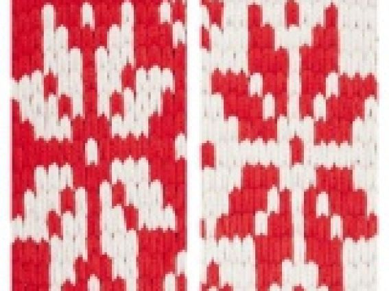 6286 червоний + світлий беж