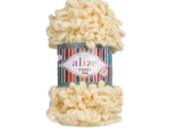 PUFFY Fine Alize пряжа 160 кам-яний жовтий