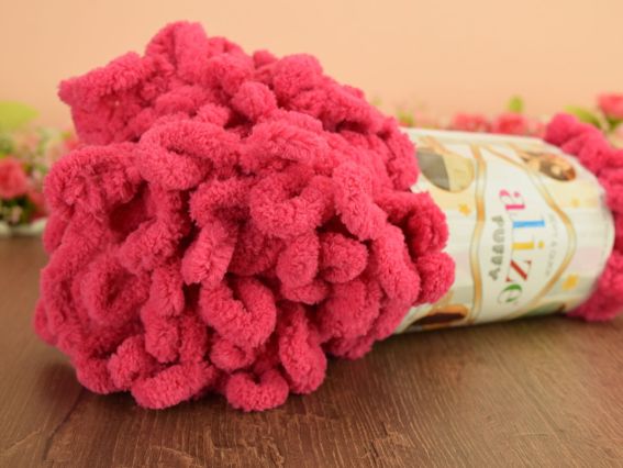 Puffy Alize пряжа 149 малина