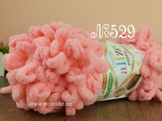 Puffy Alize пряжа 529 персиковий