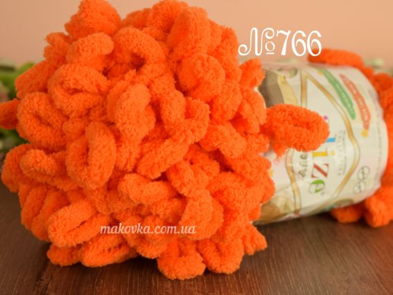 Puffy Alize пряжа 766 оранж новий
