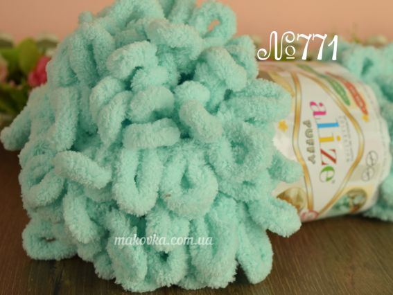 Puffy Alize пряжа 771 м ята