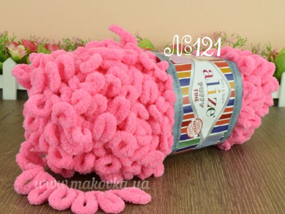 PUFFY Fine Alize пряжа 121 льодяник