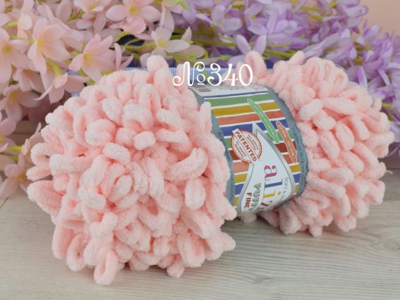 PUFFY Fine Alize пряжа 340 світлий персиковий