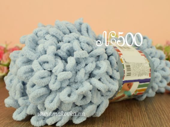 PUFFY Fine Alize пряжа 500 сірий