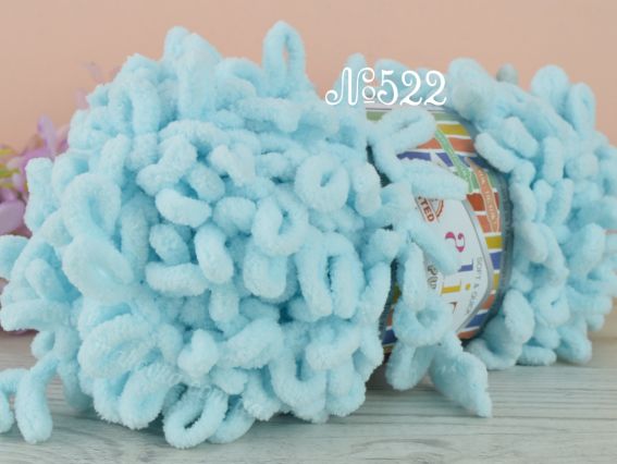 PUFFY Fine Alize пряжа 522 блідий бірюзовий