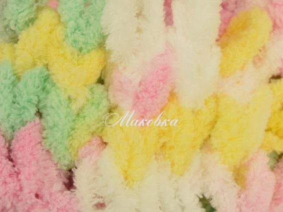 5862 рожевий, жовтий, білий, салат. меланж