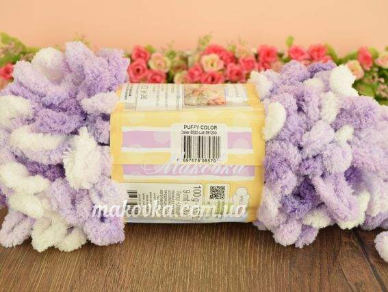 5923 біло-бузковий меланж