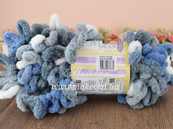 6075 сіро-біло-джинсовий