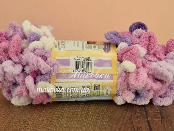 6077 бело-розово-сиреневый