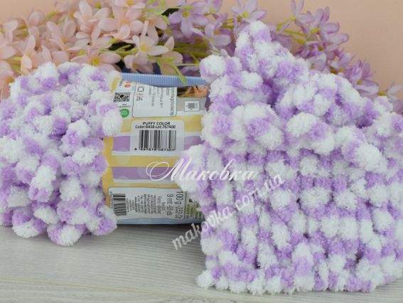 6458 бузково-білий